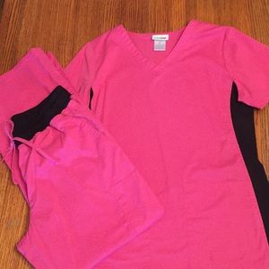 Pink Scrub set
